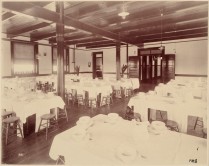 Dining room, c. 1903. Courtesy of Harvard Art Museums/Fogg Museum, Transfer from the Carpenter Center for the Visual Arts, Social Museum Collection